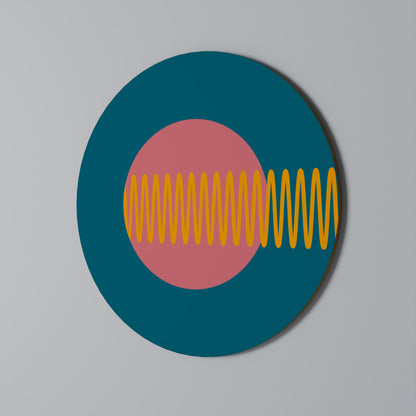SOUND SOURCE Round Wall Art