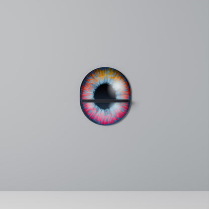 Mensola ovale FANTASY EYE in finitura nera