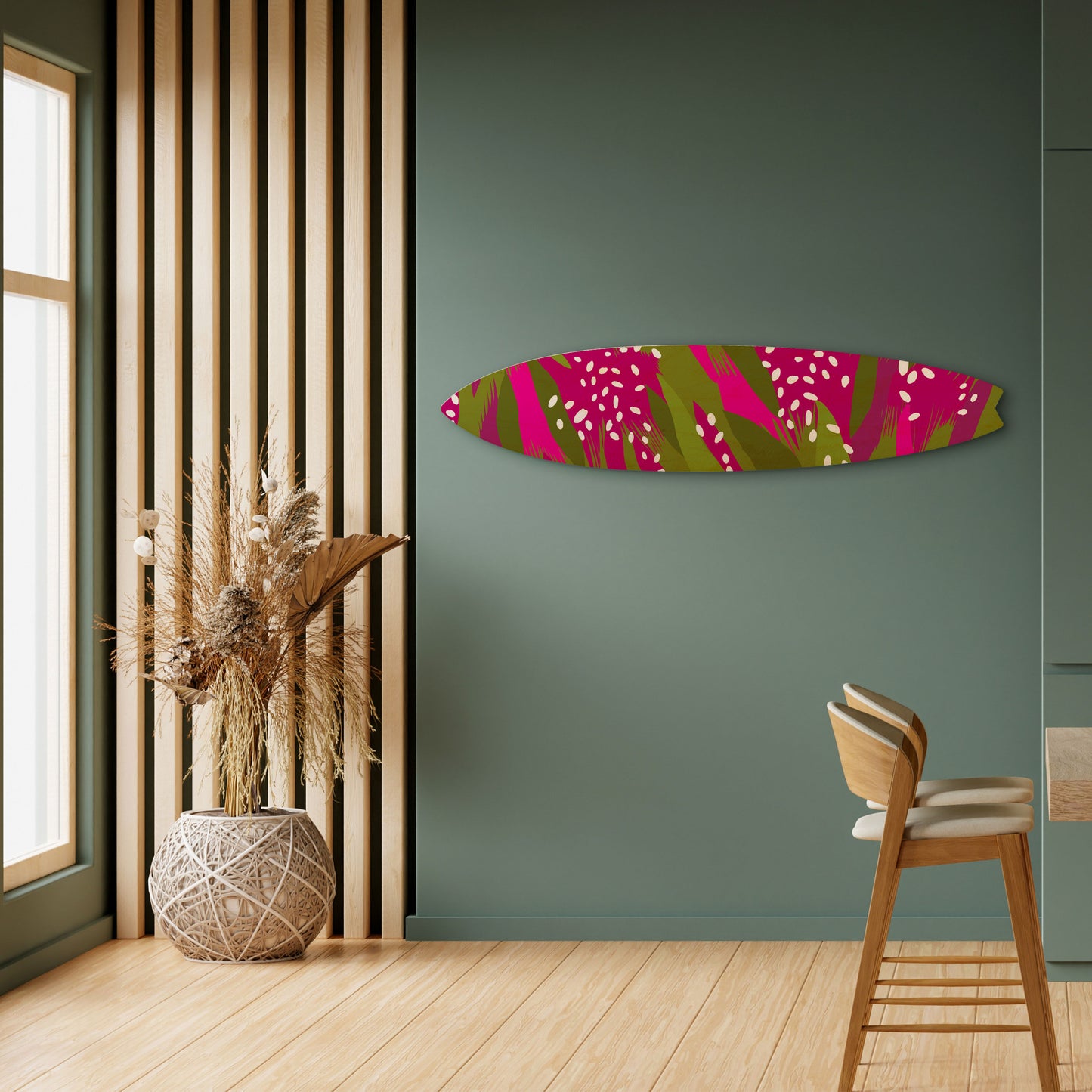 ENCHANTED TIGER Decorative Plywood Surfboard