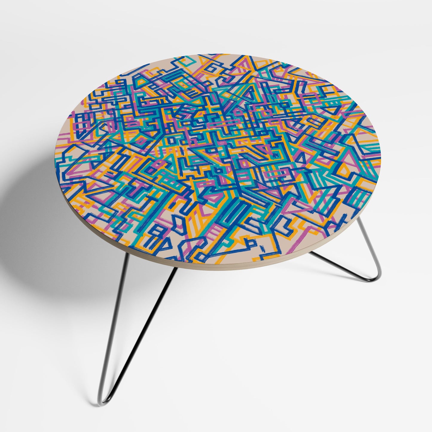 Tavolino da caffè piccolo MEMORIES MAP