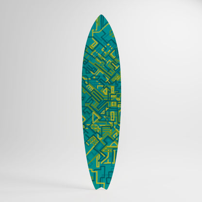 NOSTALGIC MEMORIES Decorative Plywood Surfboard