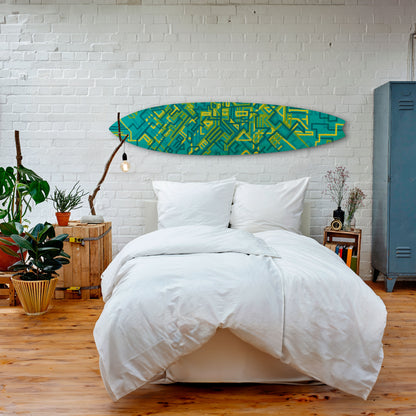 NOSTALGIC MEMORIES Decorative Plywood Surfboard