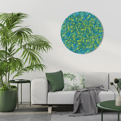 NOSTALGIC MEMORIES Round Wall Art
