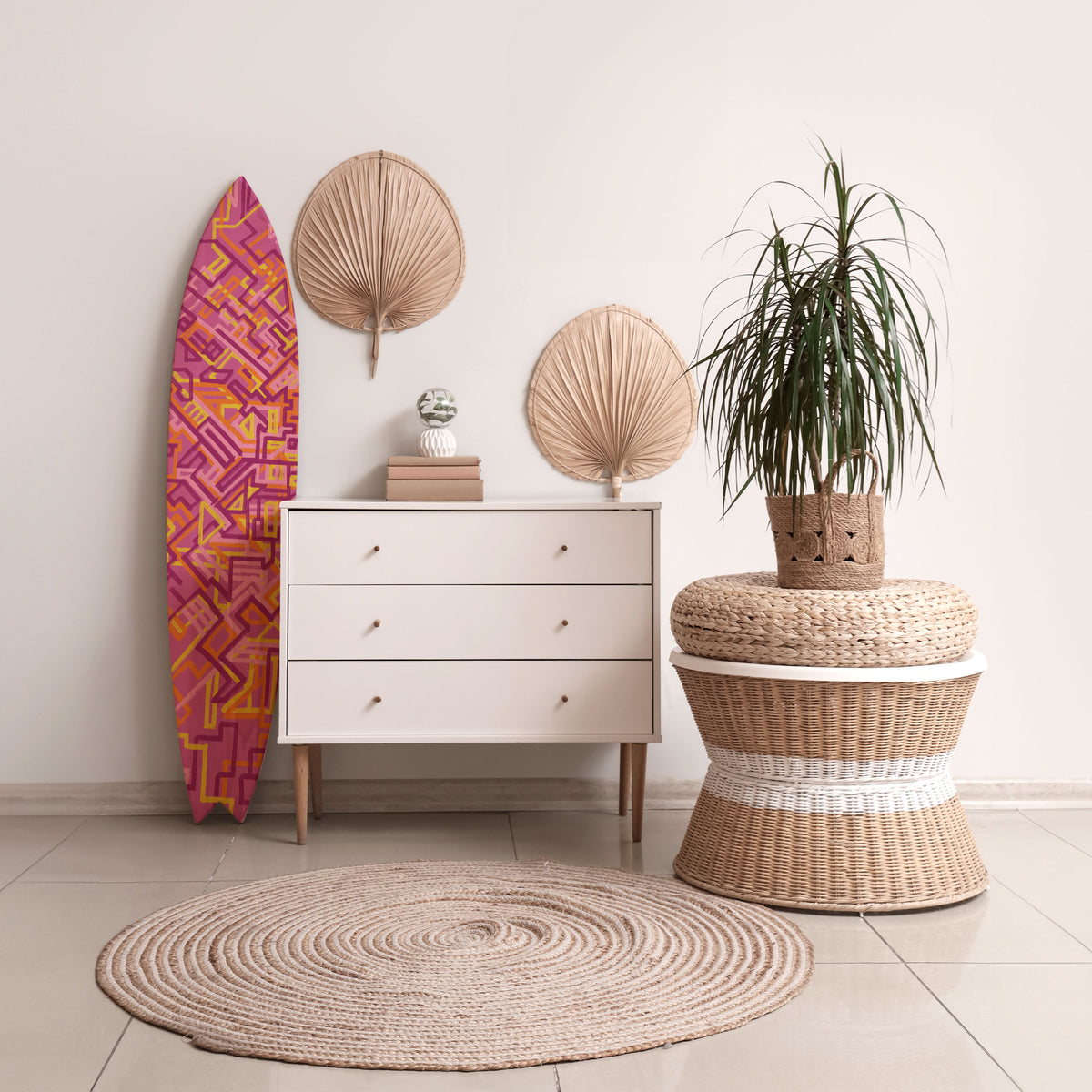 LOVELY MEMORIES Surfboard Decorative Panel
