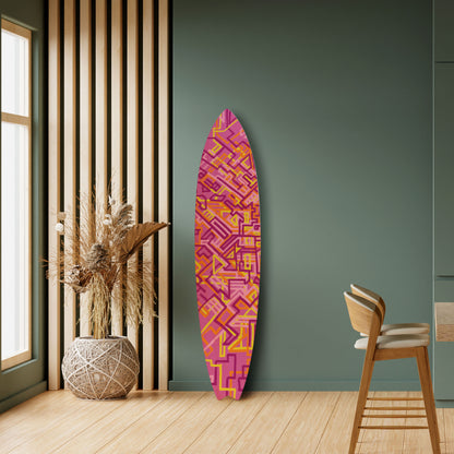 LOVELY MEMORIES Decorative Plywood Surfboard