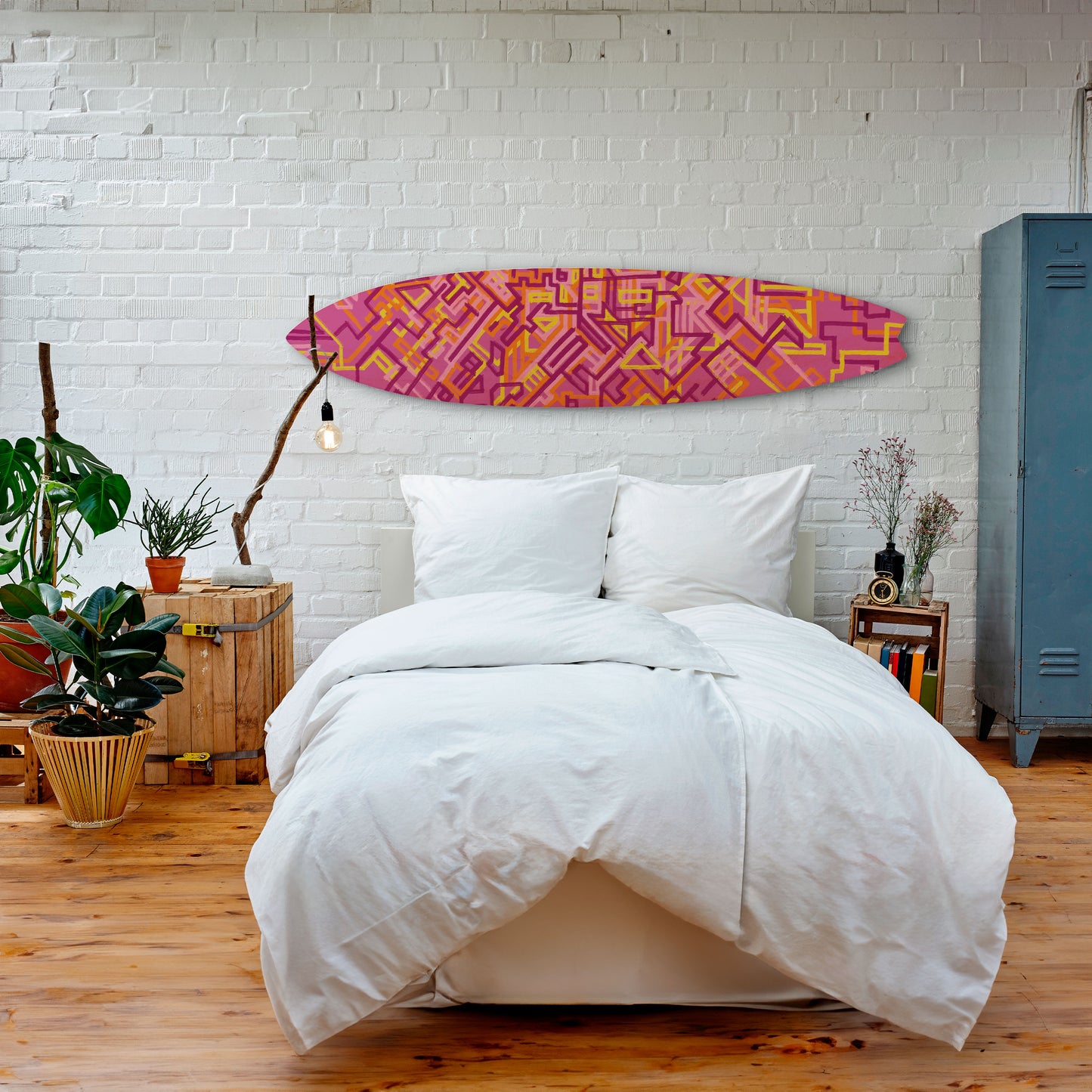 LOVELY MEMORIES Decorative Plywood Surfboard