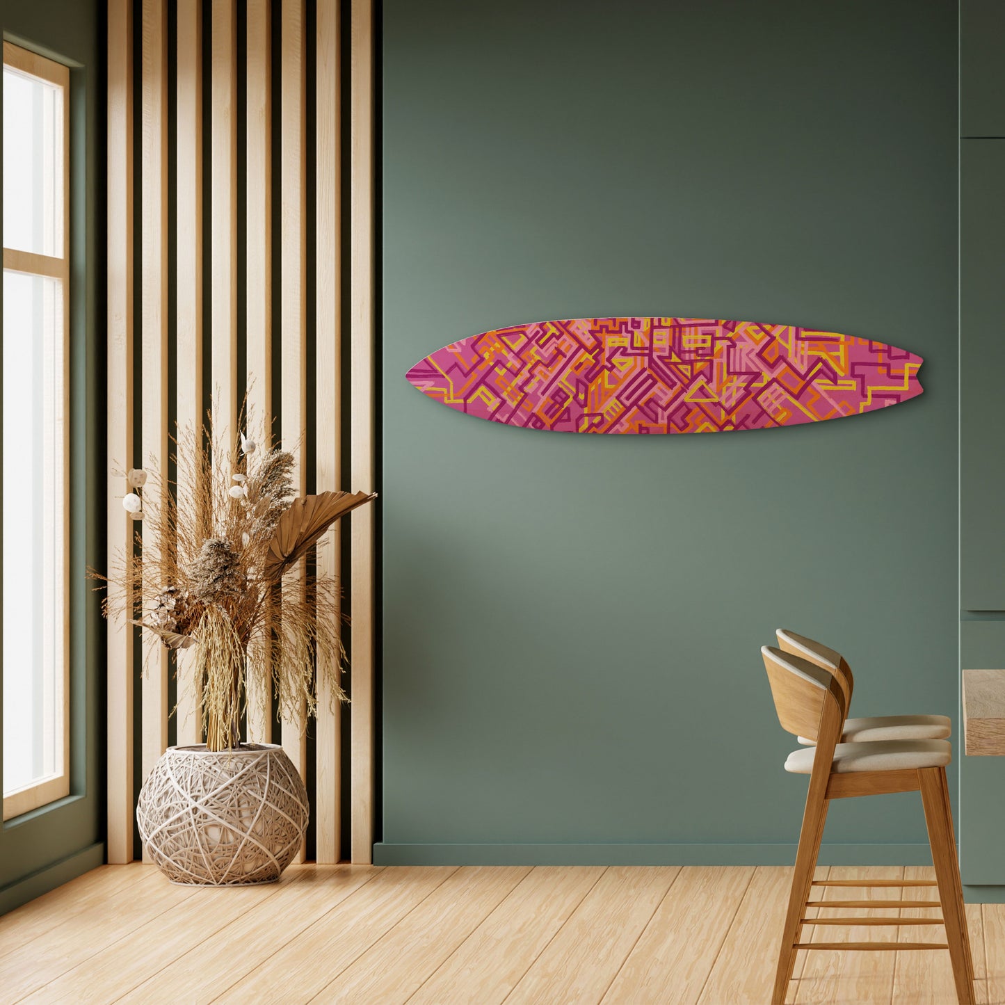 LOVELY MEMORIES Decorative Plywood Surfboard