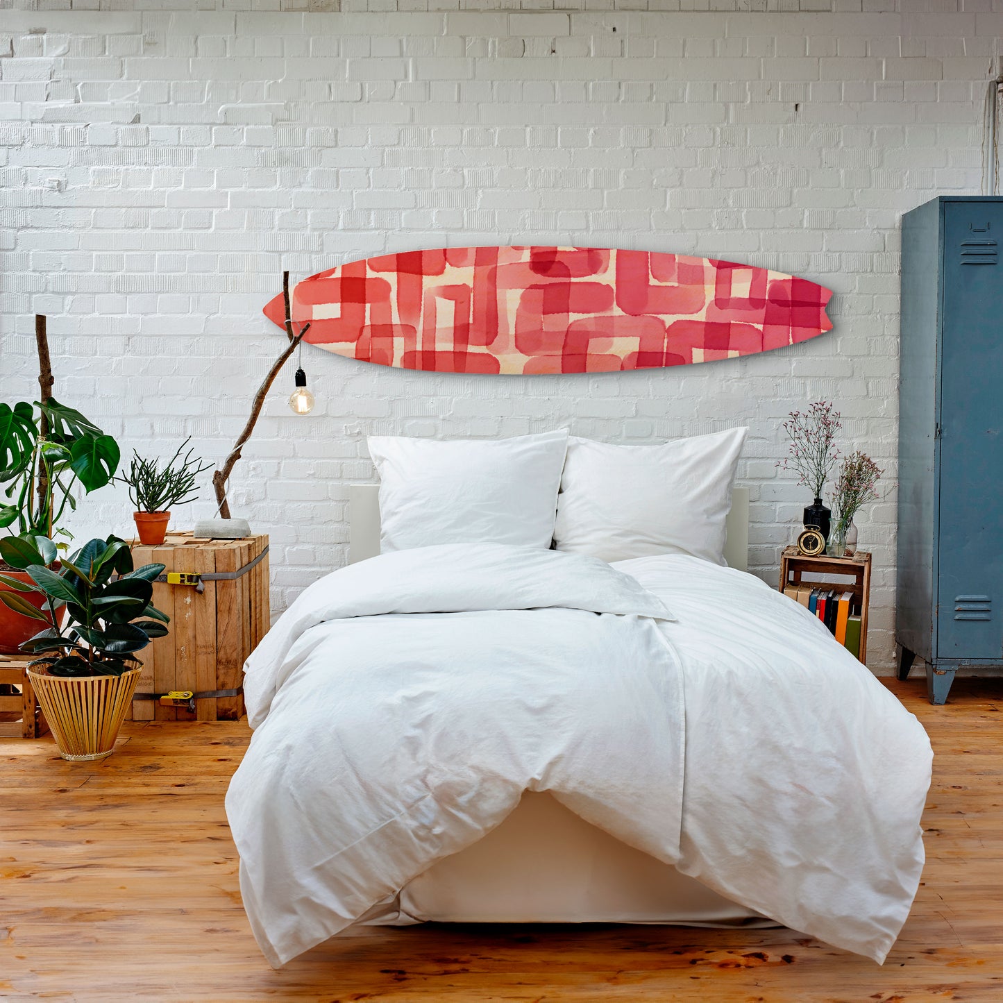 KALEIDOSCOPIC CUBISM Decorative Plywood Surfboard