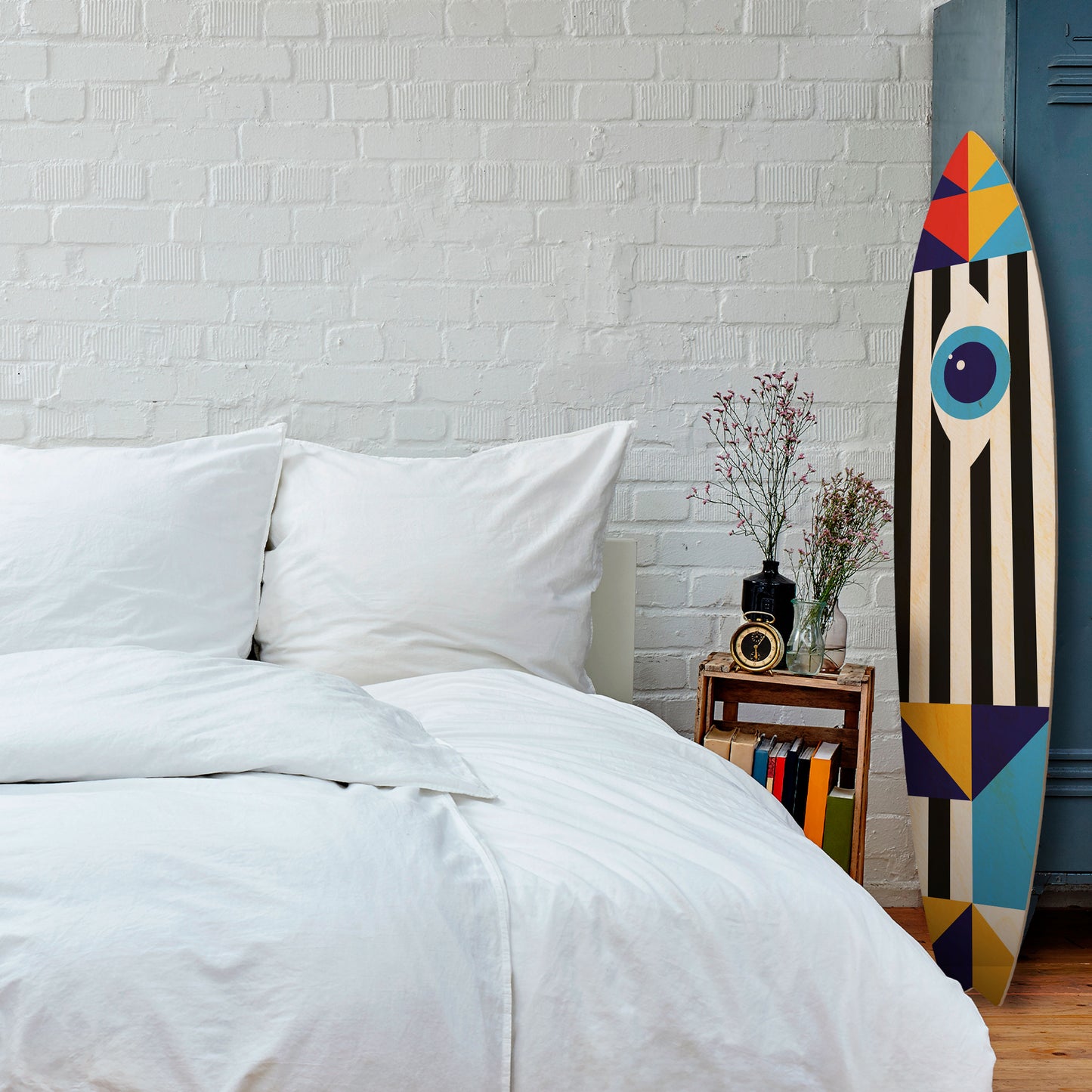 ABSTRACTION AND GEOMETRY Decorative Plywood Surfboard