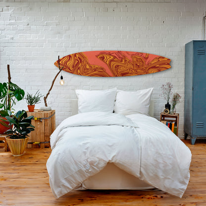 FLOATING THOUGHTS Decorative Plywood Surfboard