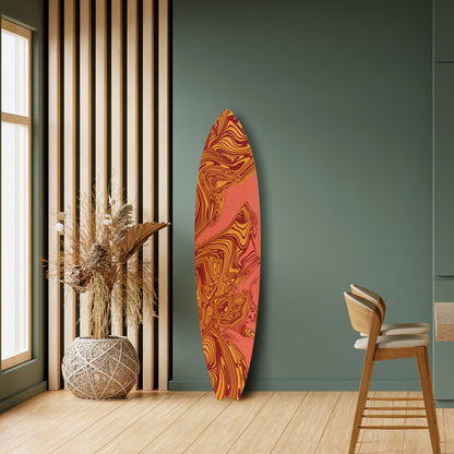 FLOATING THOUGHTS Decorative Plywood Surfboard