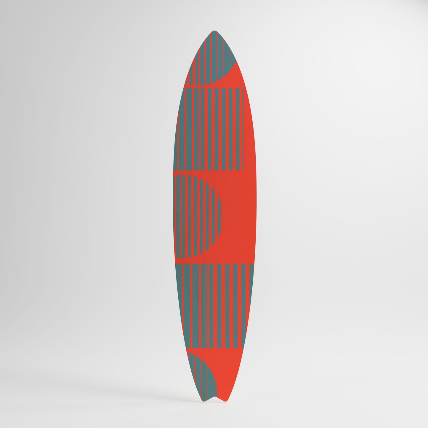 RISING GEOMETRY STARS Tavola da surf decorativa in compensato