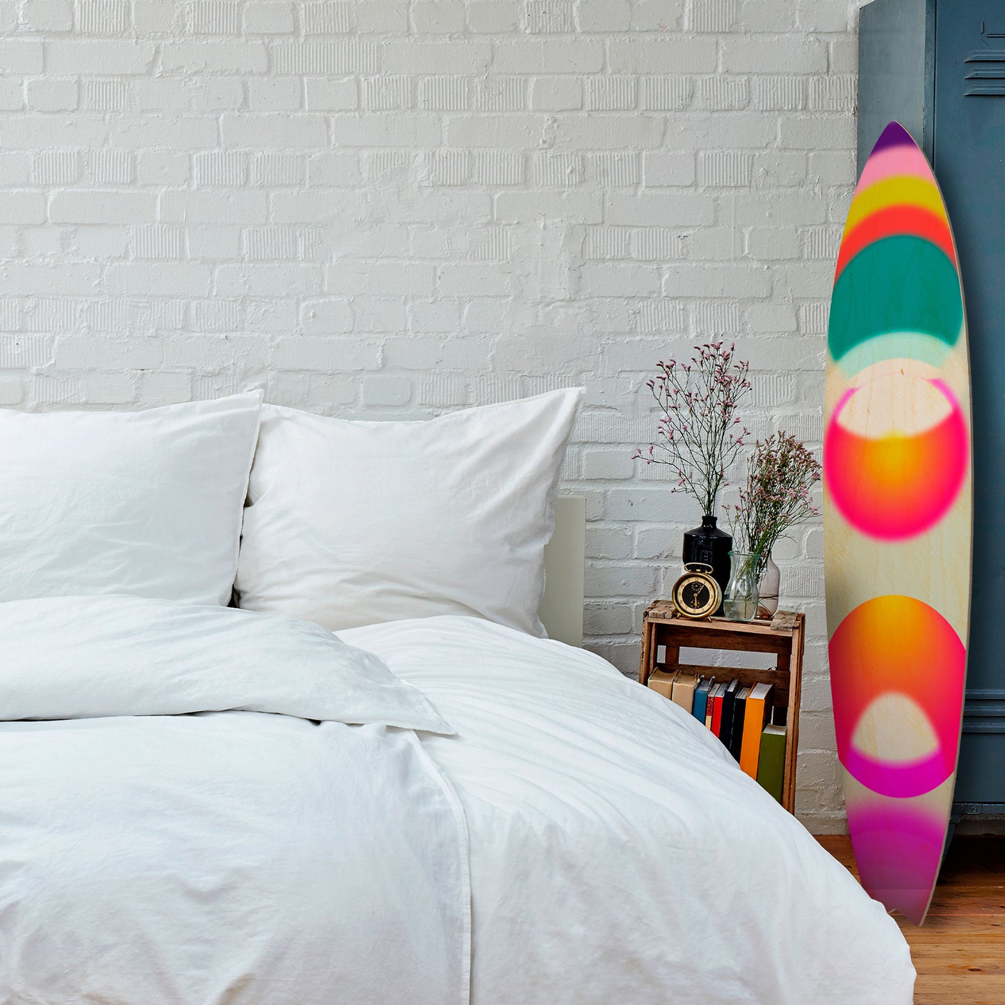 SYMPHONY OF COLORS Tavola da surf decorativa in compensato