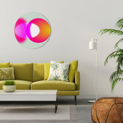 SYMPHONY OF COLORS Round Wall Art