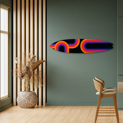 BLINDED BY THE LIGHTS Decorative Plywood Surfboard