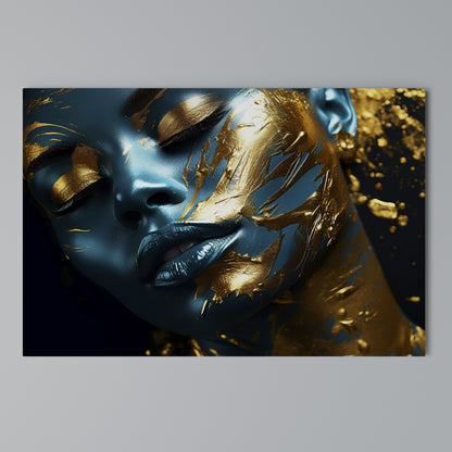 GOLDEN SERENITY Stampa su tela orizzontale