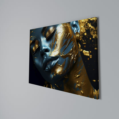 GOLDEN SERENITY Stampa su tela orizzontale