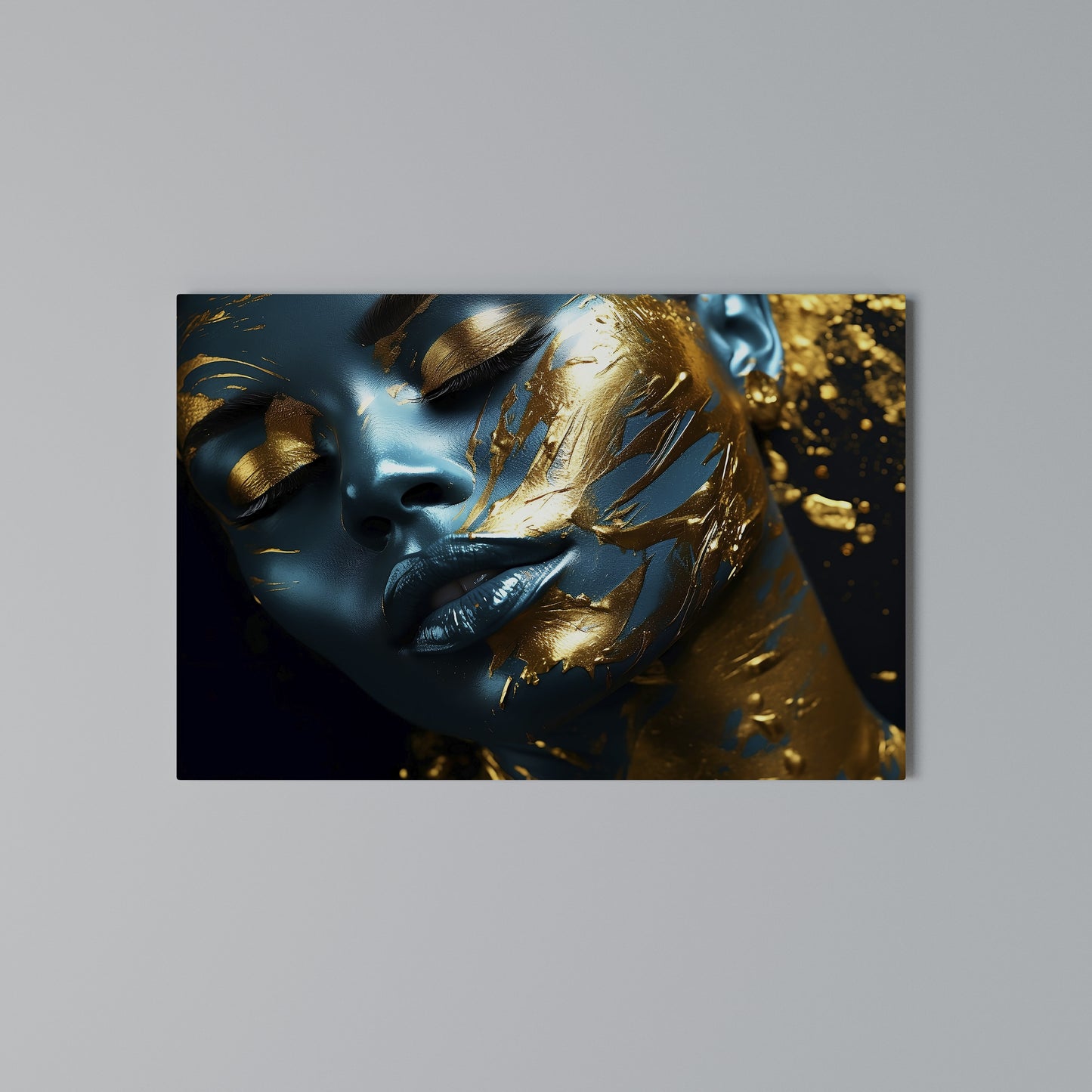 GOLDEN SERENITY Stampa su tela orizzontale