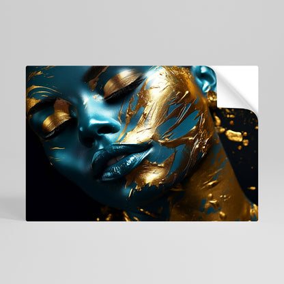 Poster orizzontale staccabile e attaccabile GOLDEN SERENITY
