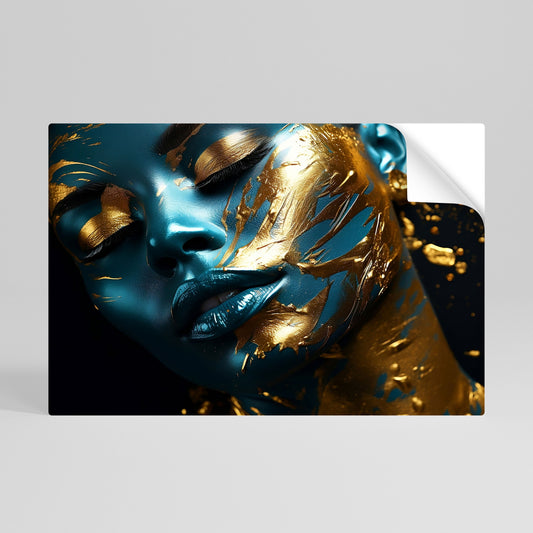 Poster orizzontale staccabile e attaccabile GOLDEN SERENITY