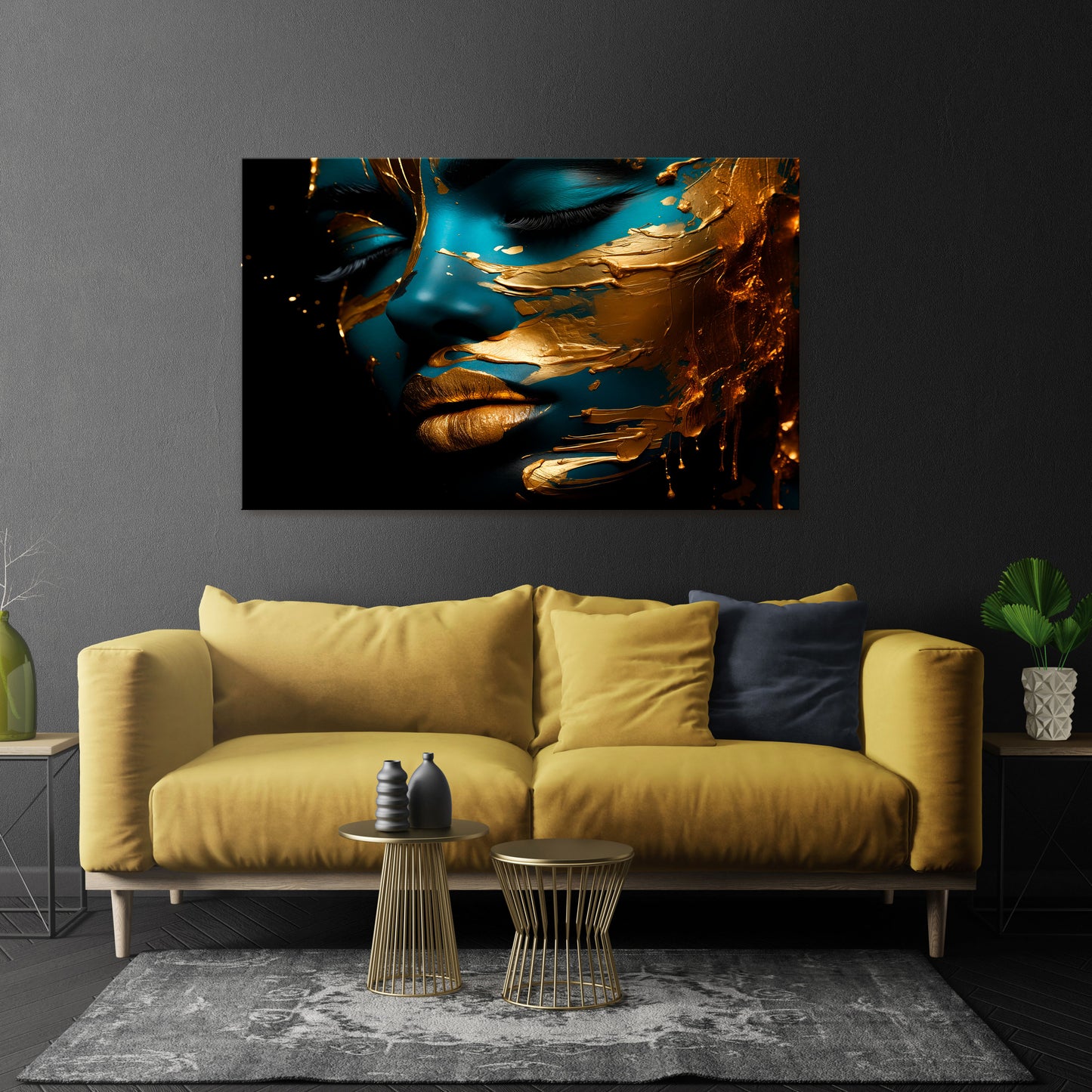 GLOWING ELEGANCE Stampa su tela orizzontale