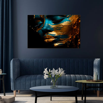 GLOWING ELEGANCE Stampa su tela orizzontale