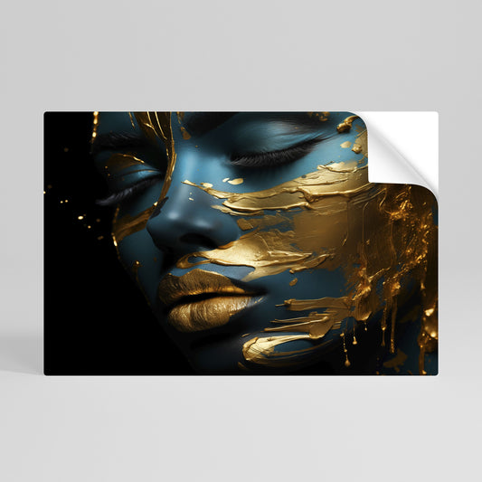 Poster orizzontale staccabile e attaccabile GLOWING ELEGANCE