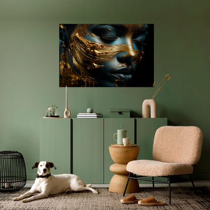 Poster orizzontale staccabile e attaccabile LUSTROUS BEAUTY