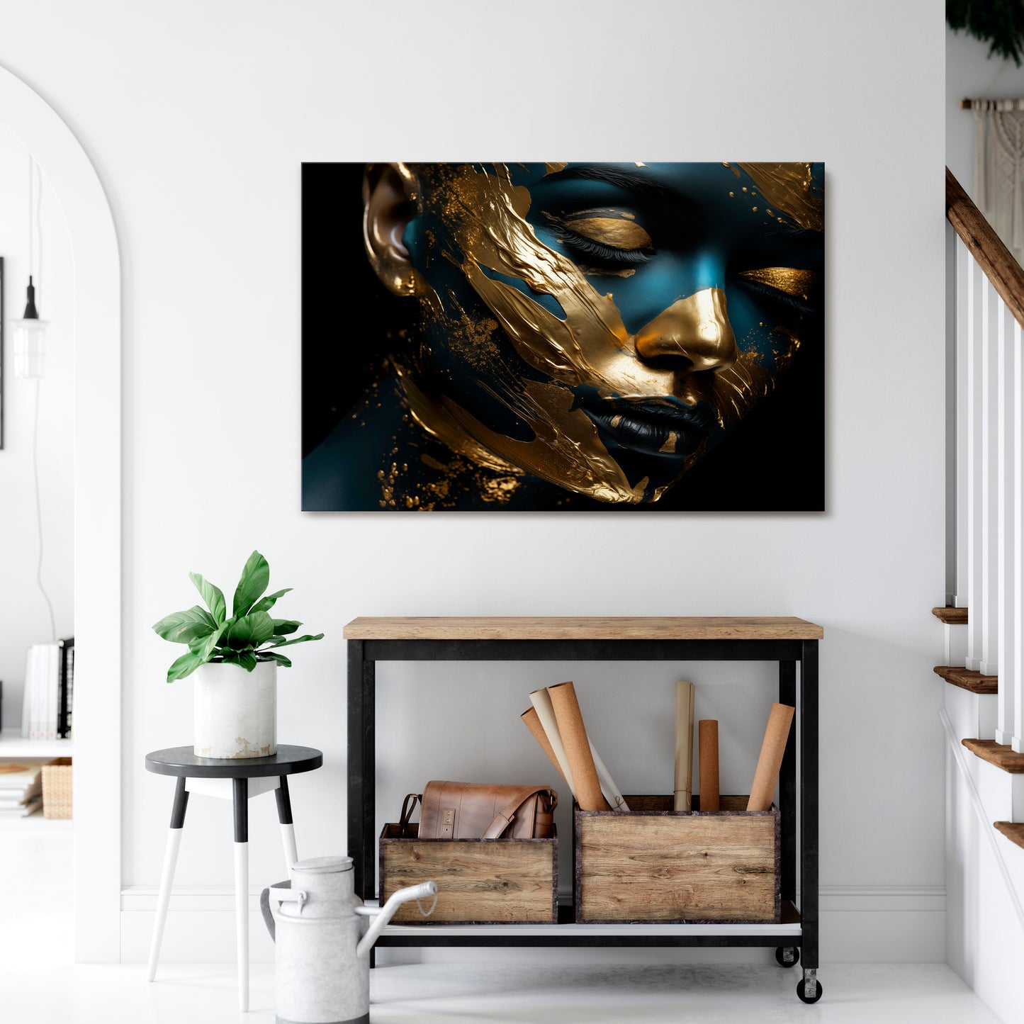 GILDED GRACE Stampa su tela orizzontale