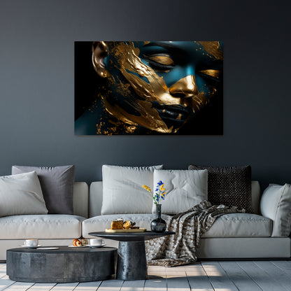 GILDED GRACE Stampa su tela orizzontale