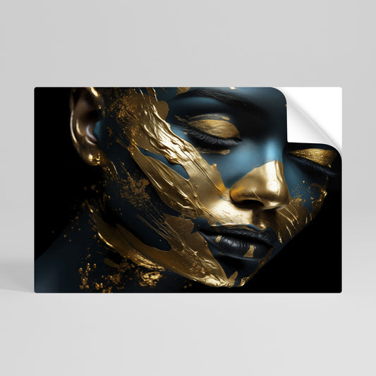 Poster orizzontale staccabile e attaccabile GILDED GRACE