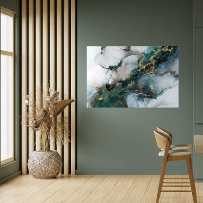 Poster orizzontale staccabile e attaccabile SERENE DRIFT