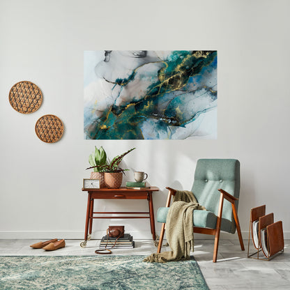 Poster orizzontale staccabile e attaccabile SERENE DRIFT