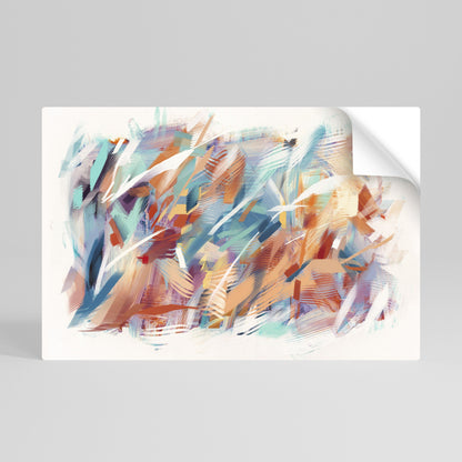 DREAMLIKE PALETTE Poster orizzontale staccabile e attaccabile