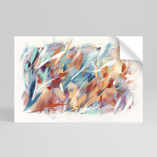 DREAMLIKE PALETTE Poster orizzontale staccabile e attaccabile