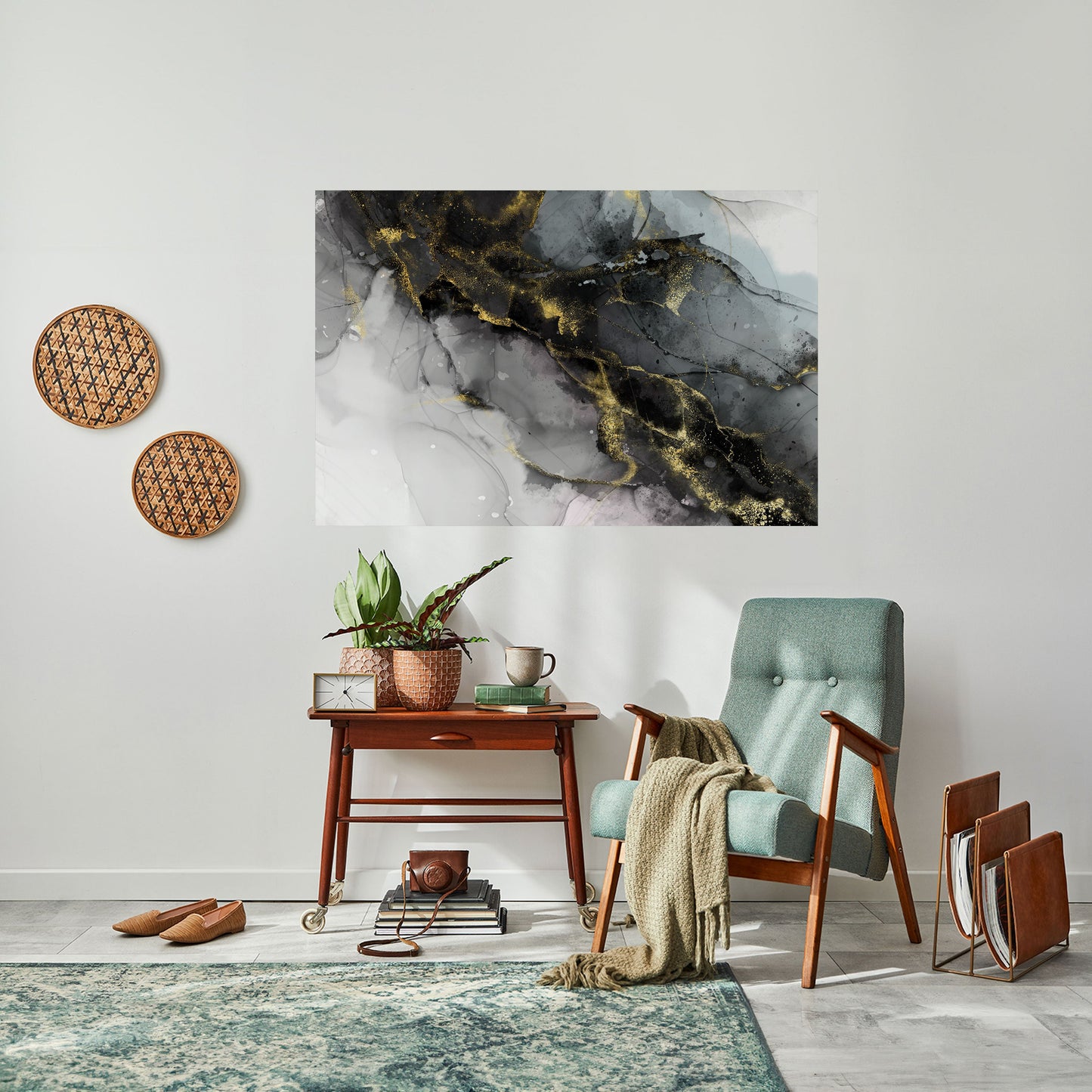 Poster orizzontale staccabile e attaccabile TRANQUIL WHISPERS