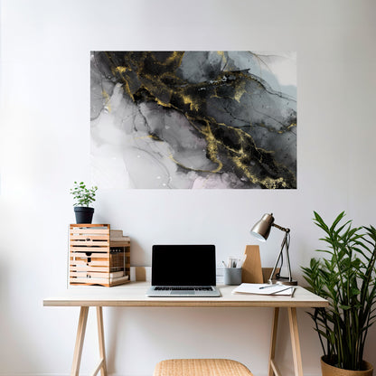 Poster orizzontale staccabile e attaccabile TRANQUIL WHISPERS