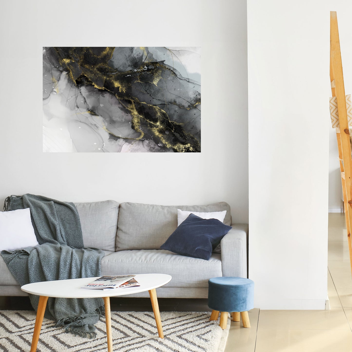 Poster orizzontale staccabile e attaccabile TRANQUIL WHISPERS