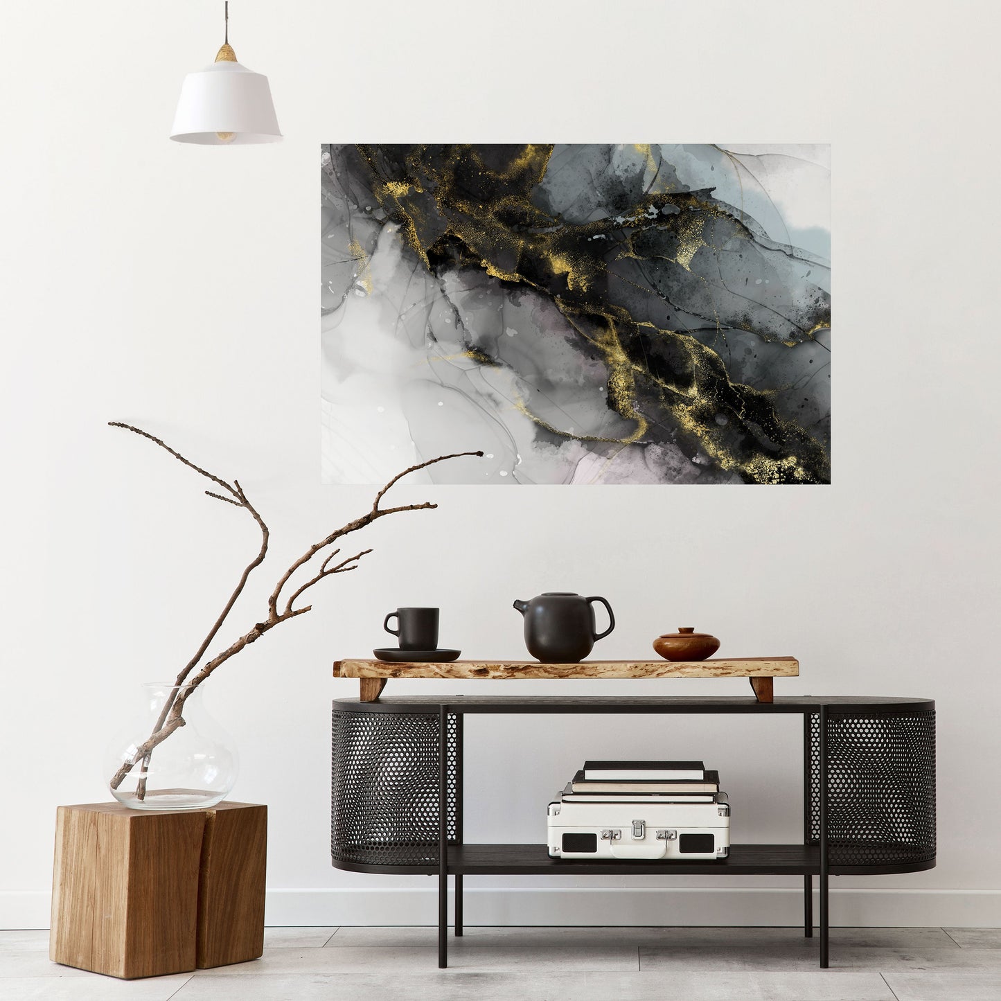 Poster orizzontale staccabile e attaccabile TRANQUIL WHISPERS