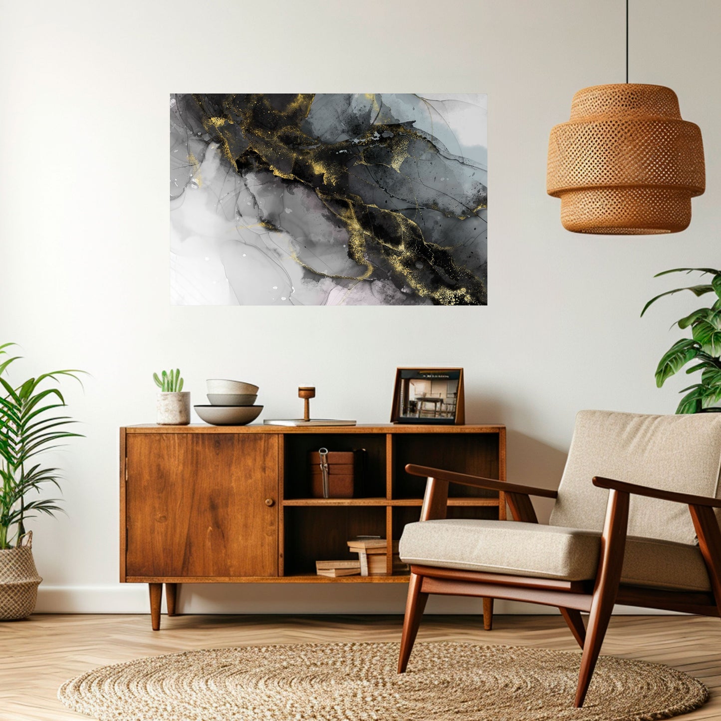 Poster orizzontale staccabile e attaccabile TRANQUIL WHISPERS