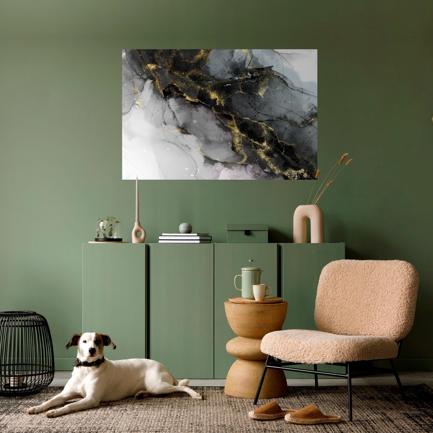 Poster orizzontale staccabile e attaccabile TRANQUIL WHISPERS