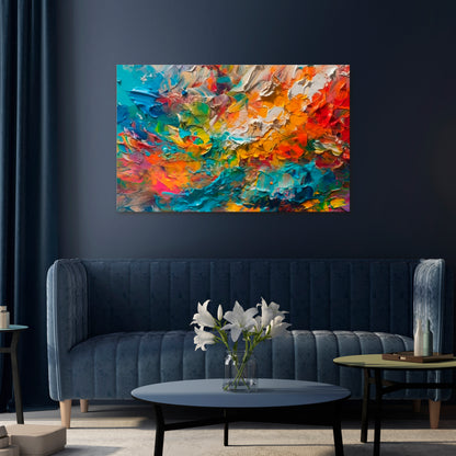WHISPERS OF COLOR Stampa su tela orizzontale