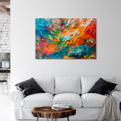 WHISPERS OF COLOR Stampa su tela orizzontale