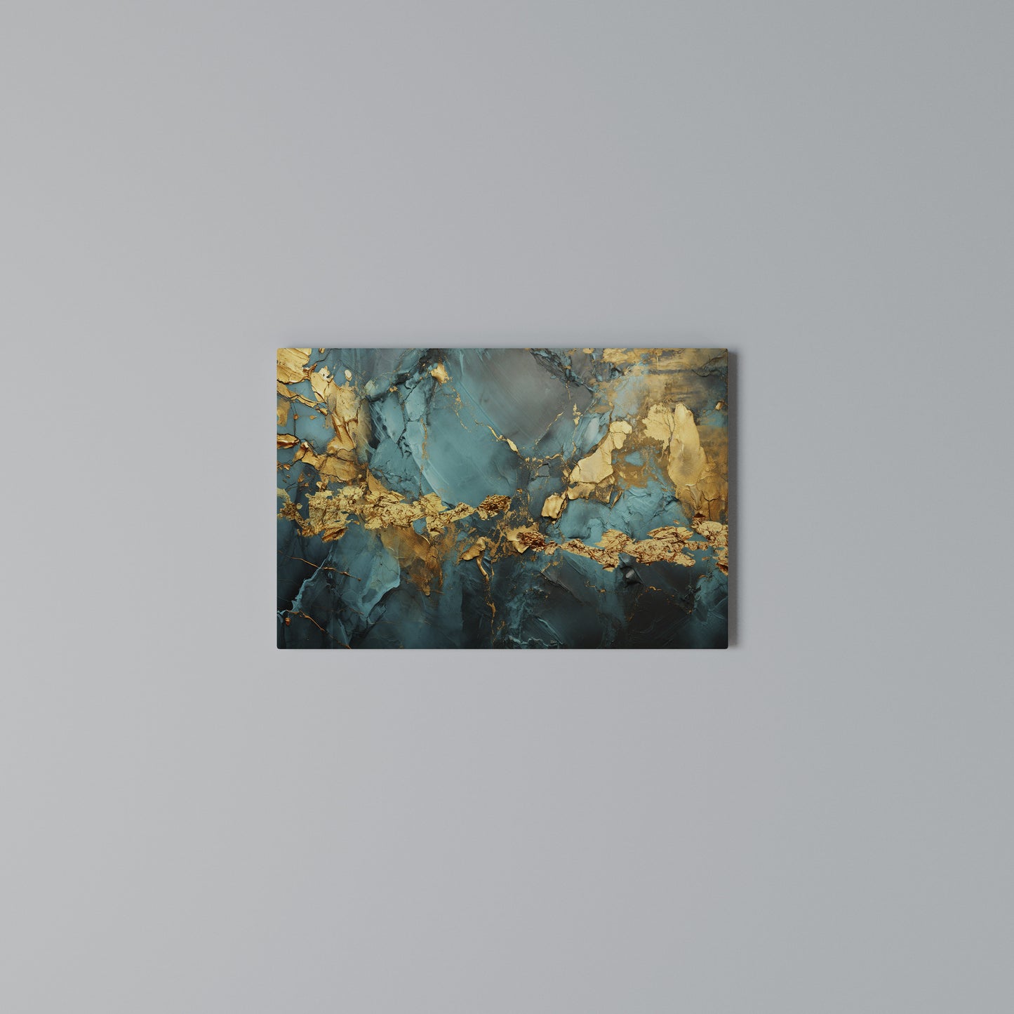CELESTIAL GOLDRUSH Stampa su tela orizzontale