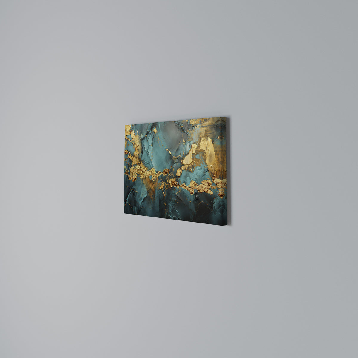 CELESTIAL GOLDRUSH Stampa su tela orizzontale