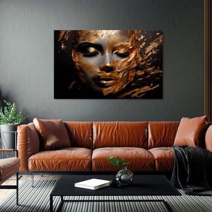 SHIMMERING ELEGANCE Stampa su tela orizzontale