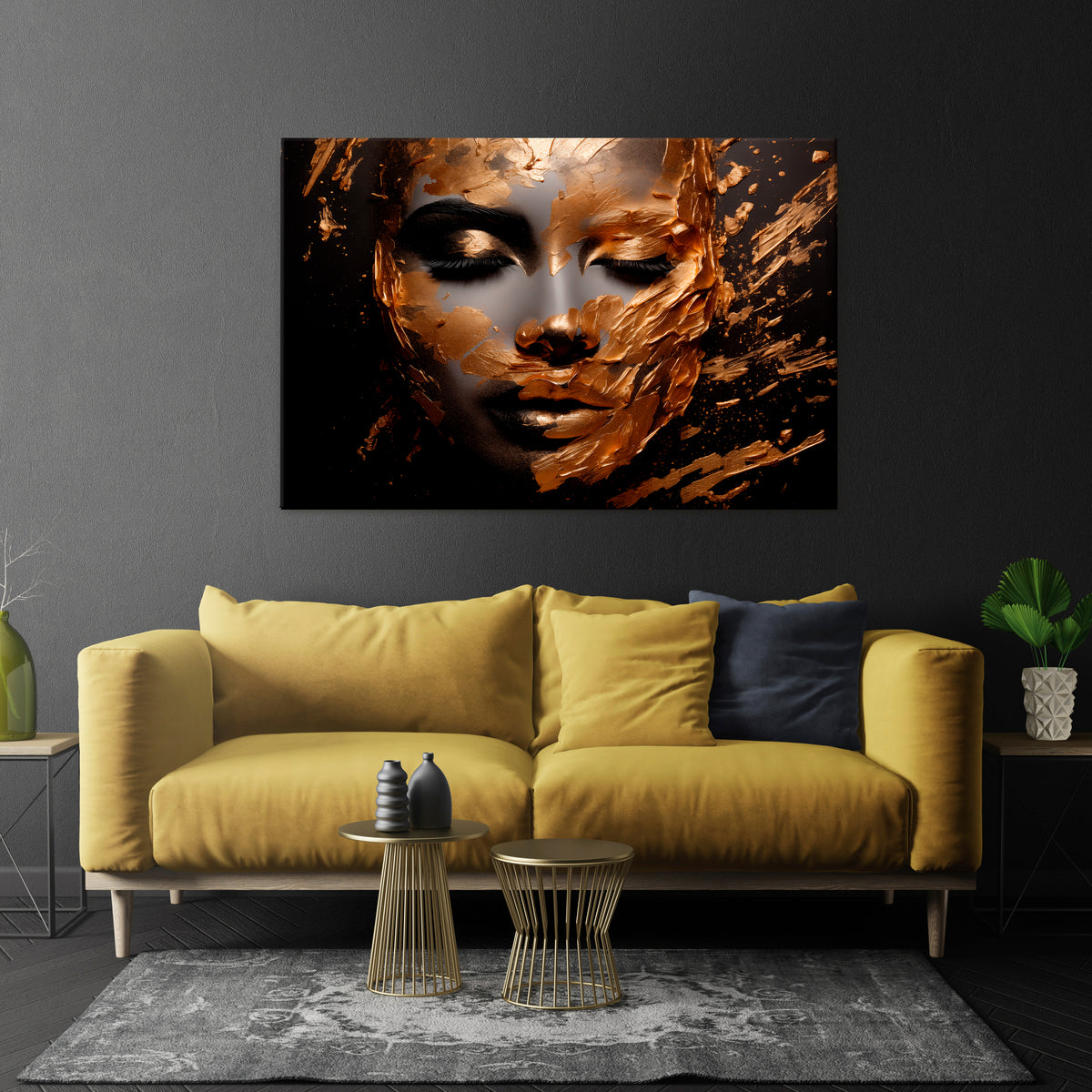SHIMMERING ELEGANCE Stampa su tela orizzontale