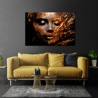 SHIMMERING ELEGANCE Stampa su tela orizzontale