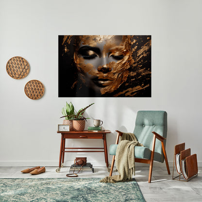 ELEGANZA BRILLANTE Poster orizzontale staccabile e attaccabile