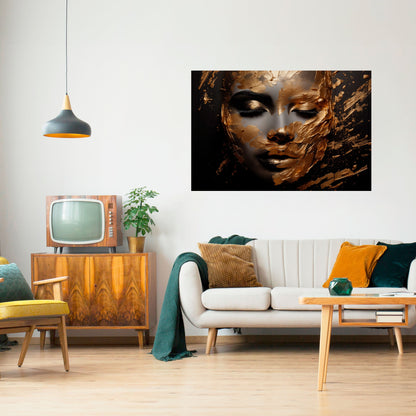 ELEGANZA BRILLANTE Poster orizzontale staccabile e attaccabile